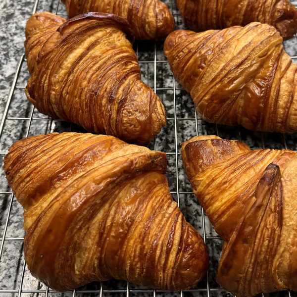 Croissants at Stoke Mill Bakery